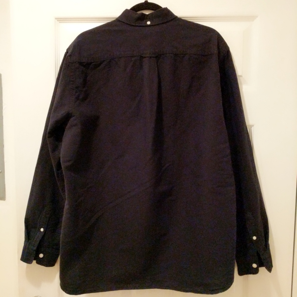 H&M Button Down Shirt - Regular Fit - Black - XL - Picture 2 of 4